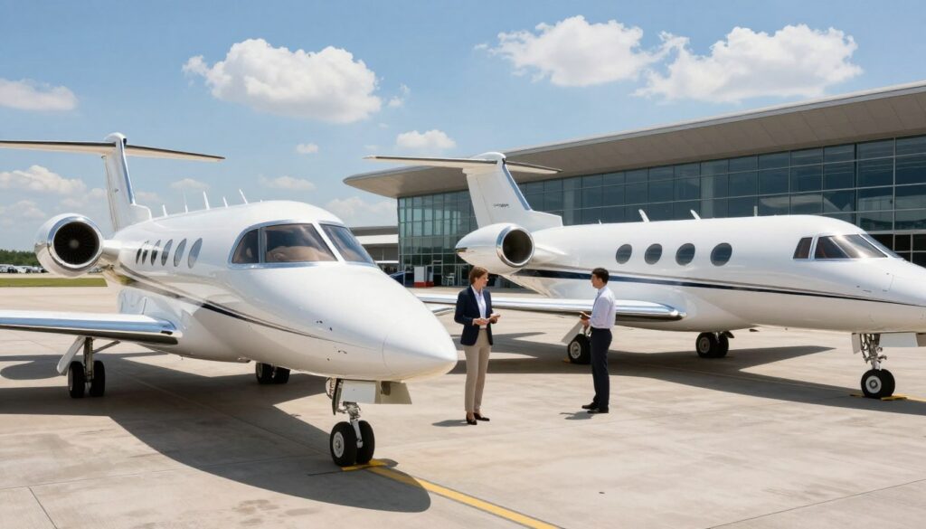 Villiers aircraft rental light and midsize jet options