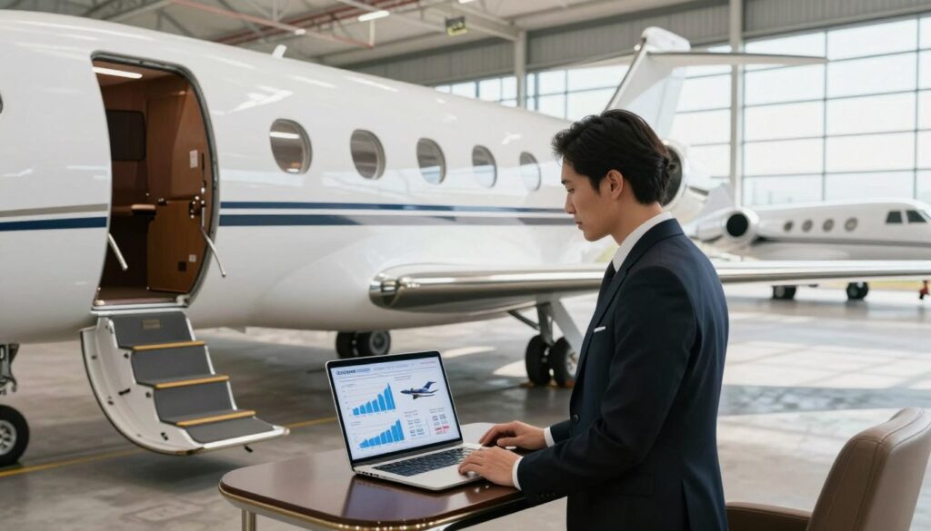 corporate jet charters financial analysis