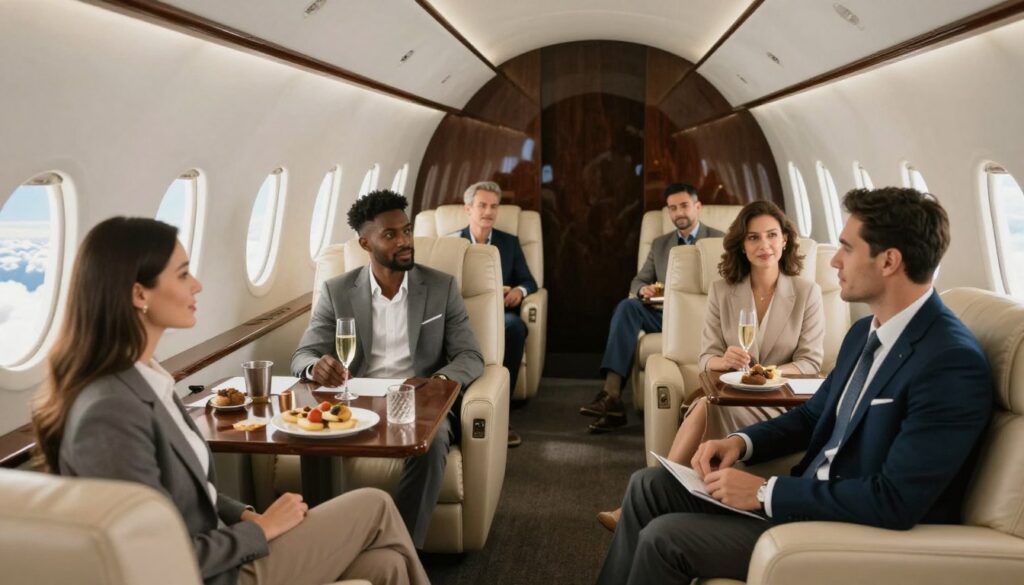 exclusive private jet charter clientele