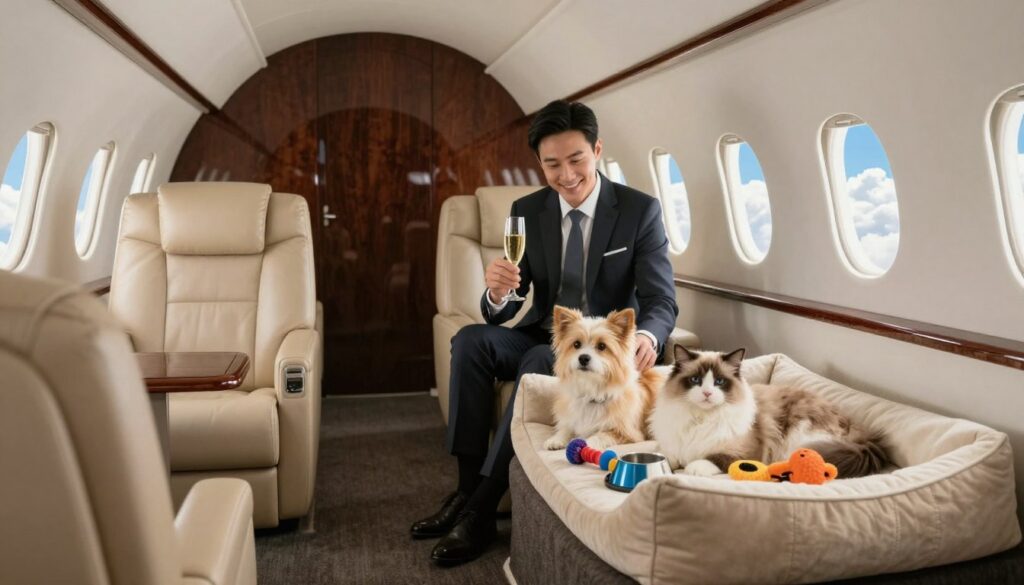 personalized private jet travel with pets