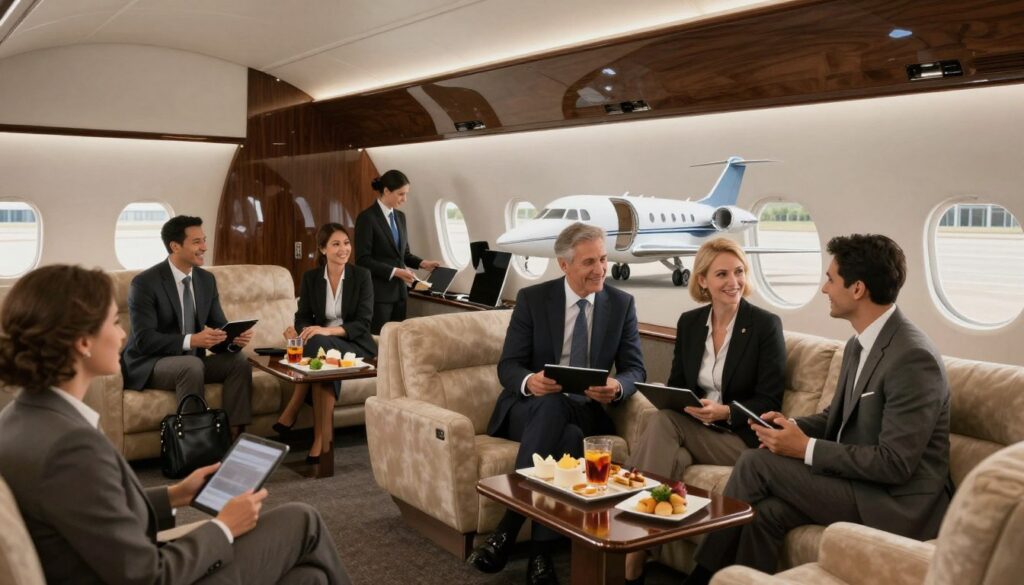 private plane rental terminal experience