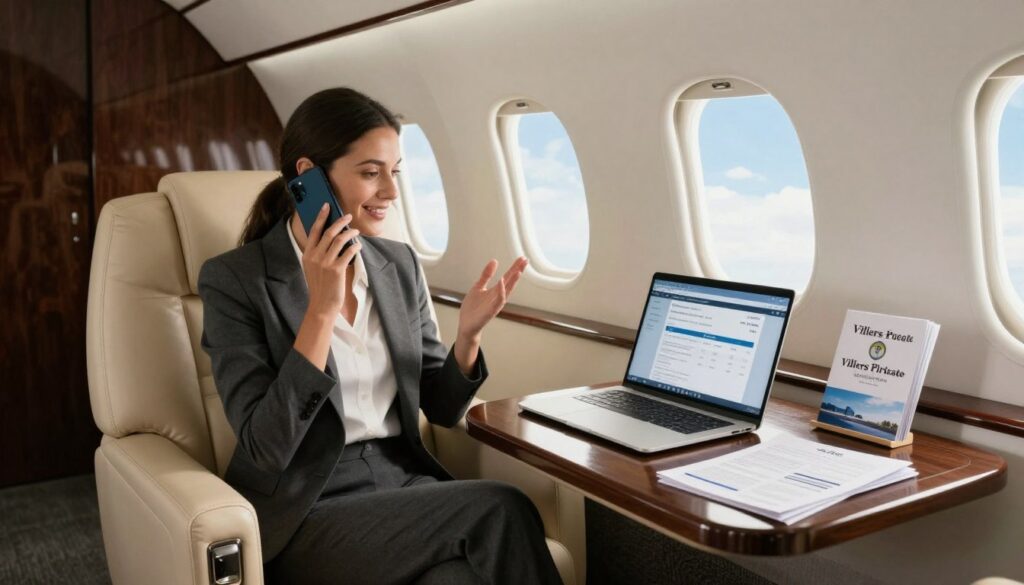 villiers private jet booking faq