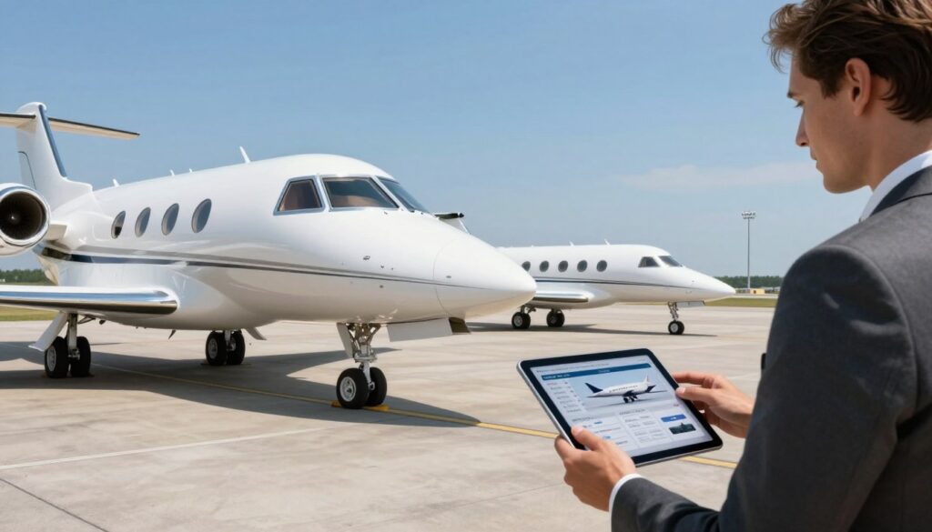 villiers private jet cost comparison