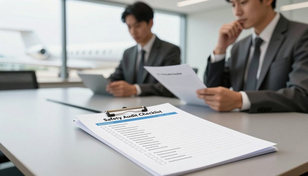 business aviation services safety audit checklist