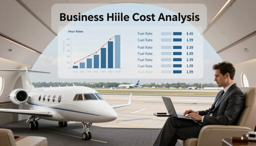 business jet hire cost analysis