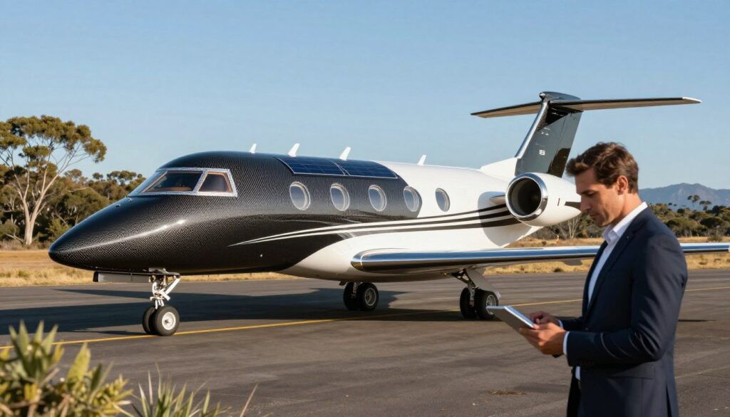 carbon neutral private jet australia