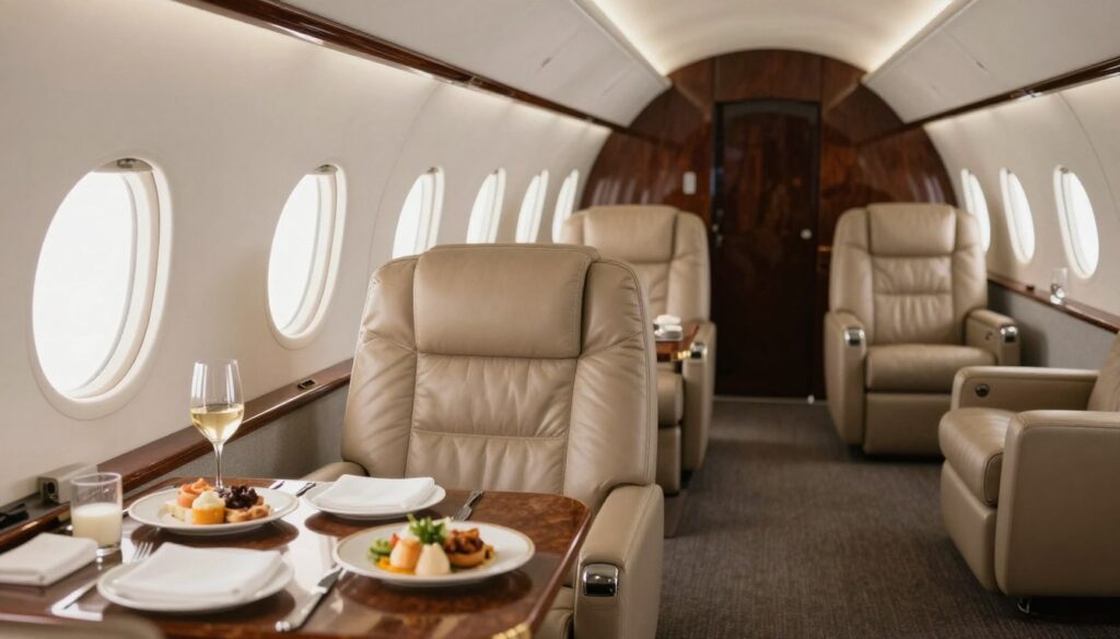 charter vs commercial first class luxury air travel