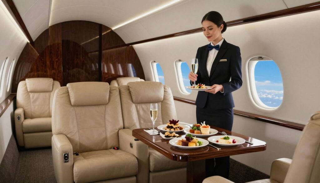 luxury private aviation cabin service luxury private aviation cabin service