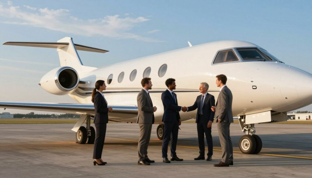 premium jet charter relationship building