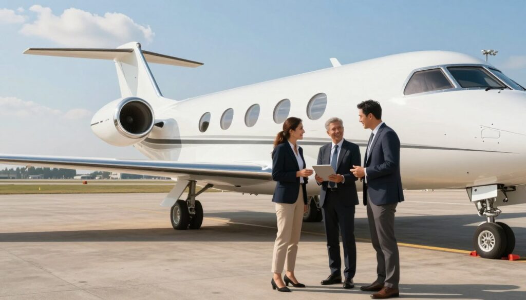 private jet charter flight day