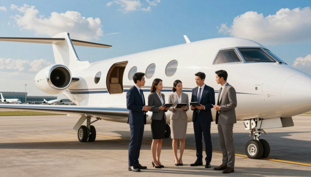 private jet charter for business meetings