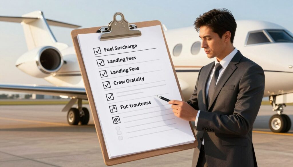 private jet charter hidden fees checklist private jet charter hidden fees checklist
