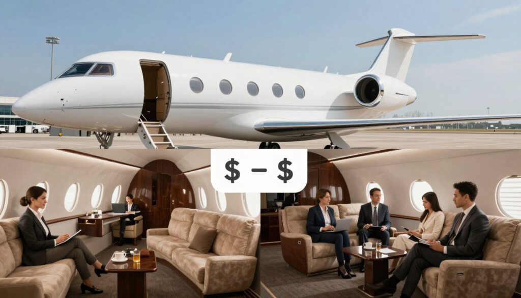 private jet vs first class cost comparison
