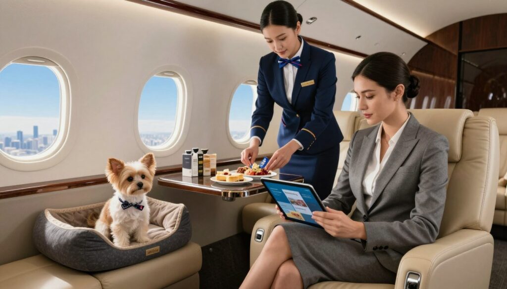 selecting pet inclusive private jet rental service