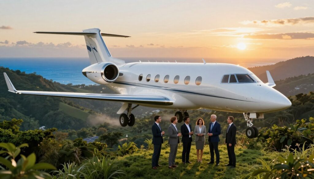 sustainable private jet flight carbon offset