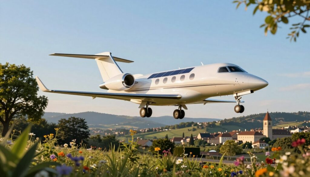 sustainable private jet travel