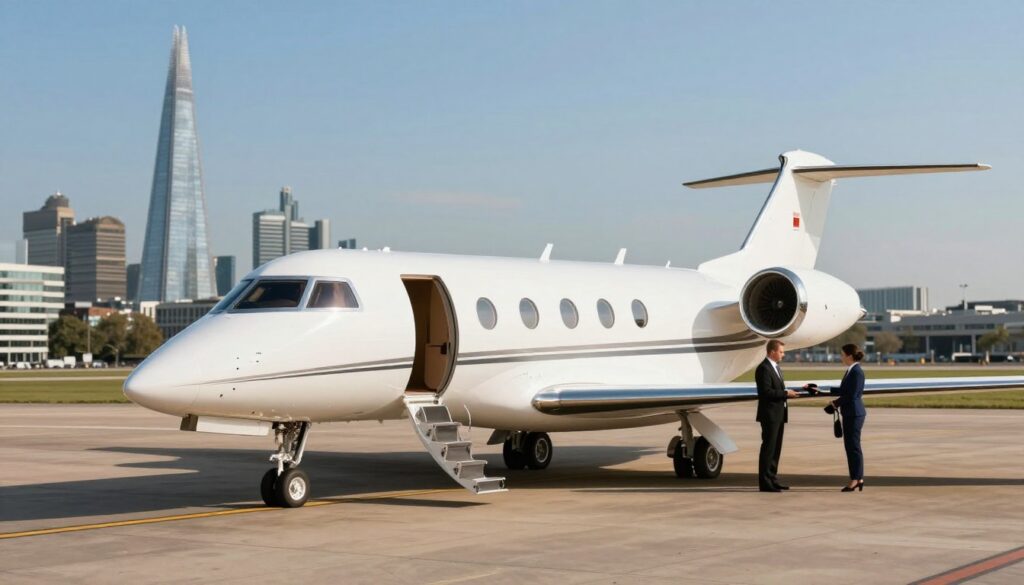 villiers jets charter empty leg flights London