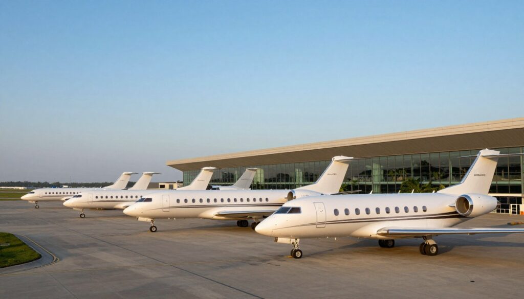 boeing private aircraft rental fleet