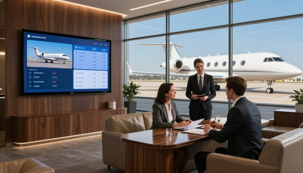 business jet rental process