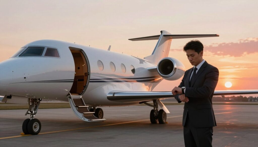 cheapest private jet charter timing