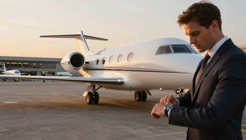 discounted private jet flights timing