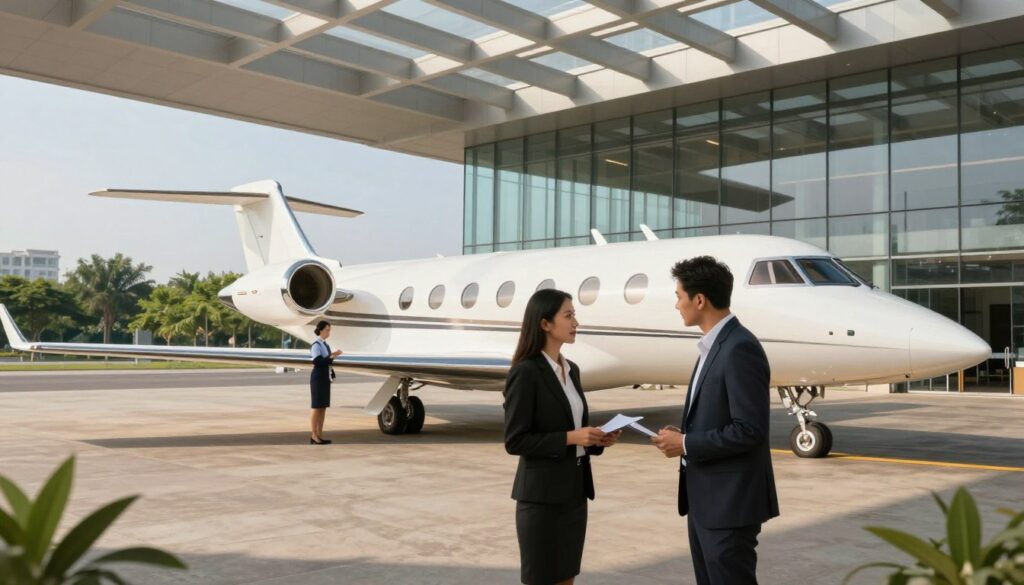 efficient best private jet charter terminal access