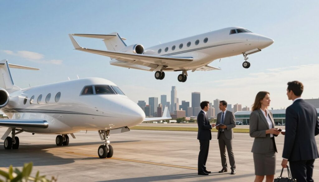 executive jet charter time saving advantage