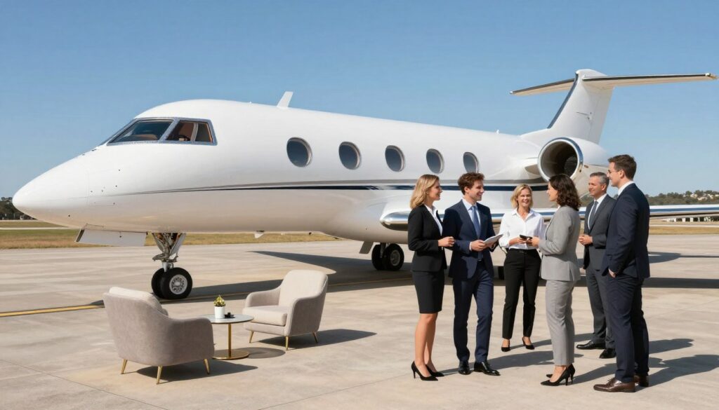 group charter private jet