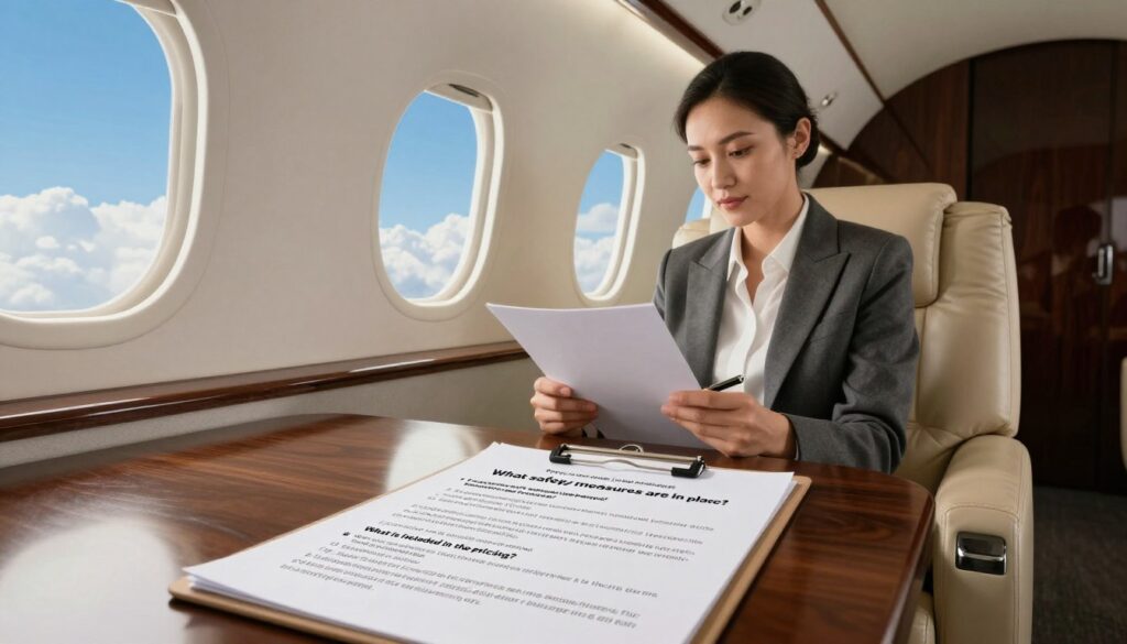 key questions for exclusive air travel providers