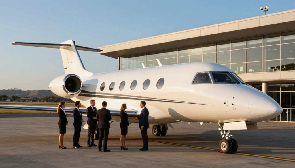 luxury aircraft hire adelaide terminal access