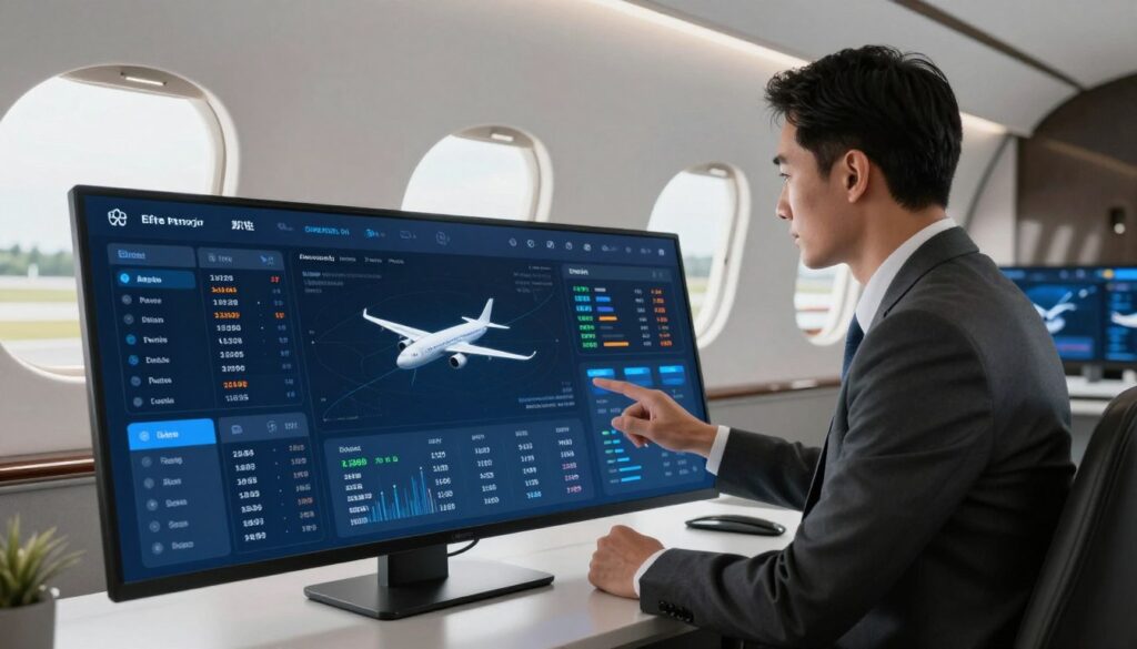 modern jet charter broker technology dashboard modern jet charter broker technology dashboard