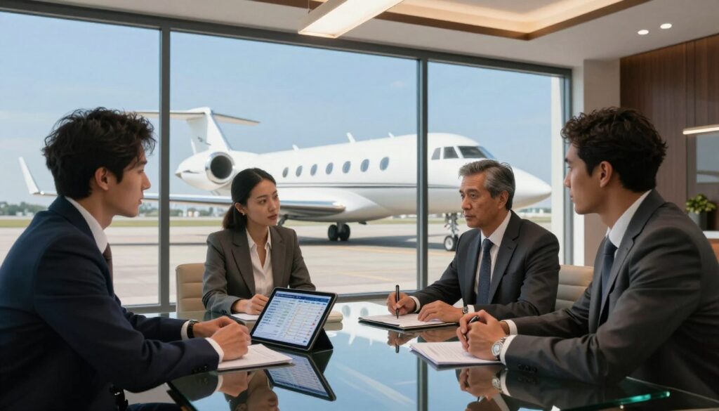 negotiating a cheap private jet charter deal
