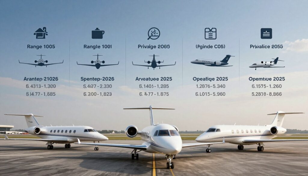 private jet aircraft categories and pricing factors