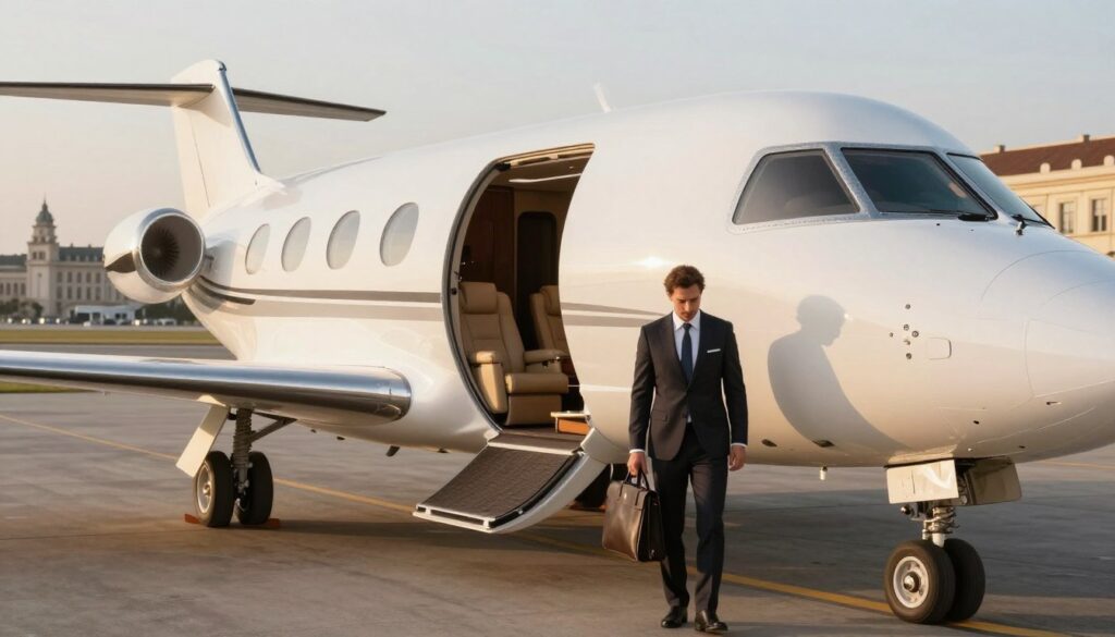 private jet business travel europe