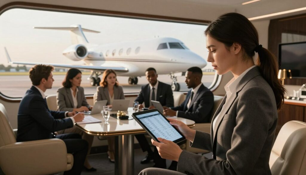 private jet charter business model