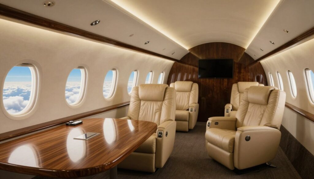 private jet ownership luxury cabin interior