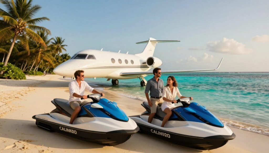 private jet ski trip convenience