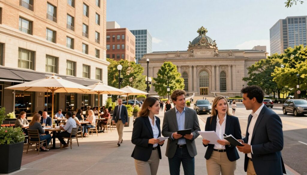 Attractions and accommodations in Denver