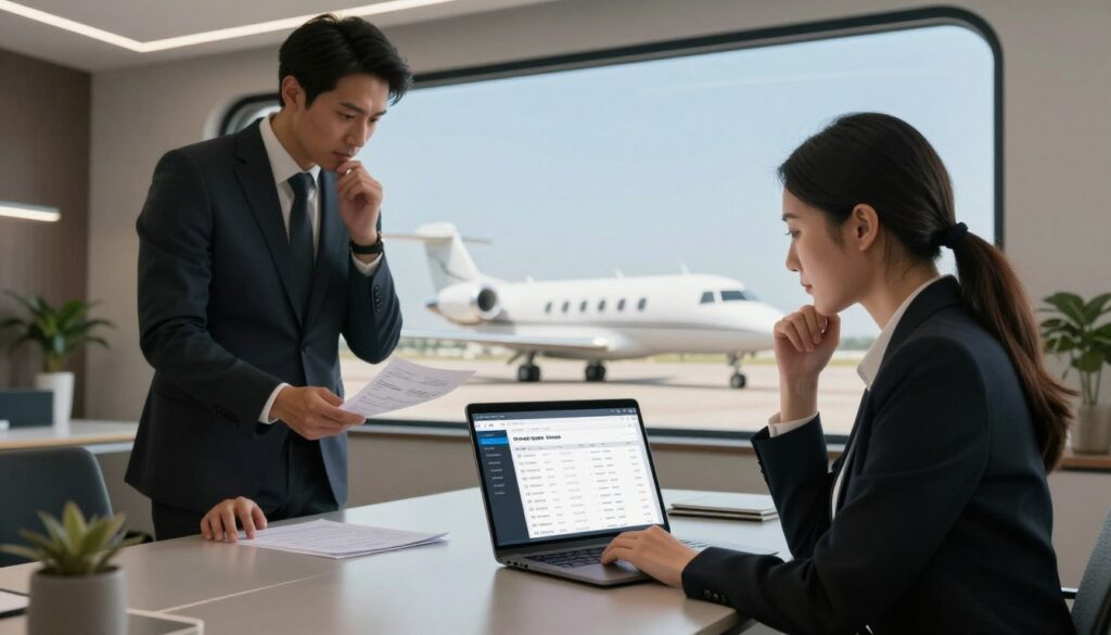Midsize Jet Charter Booking Process
