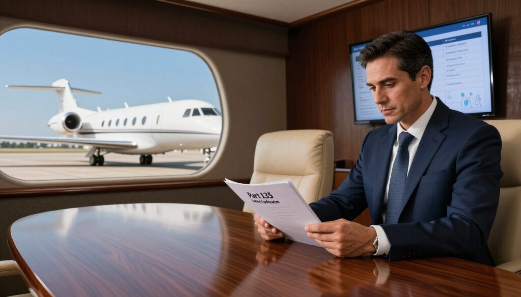 Part 135 safety certification for upscale jet hire
