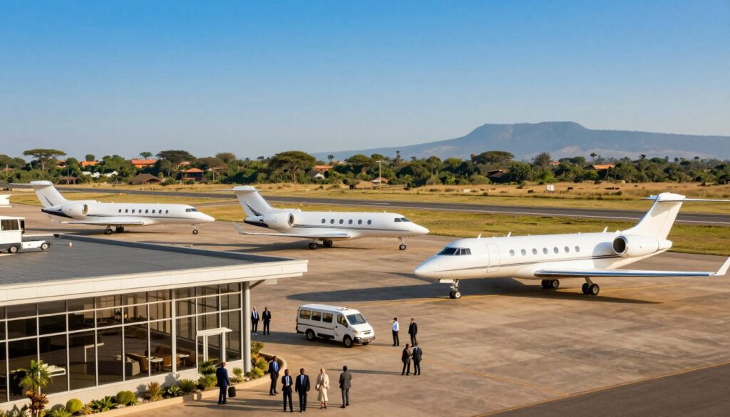 Private jet airports in Africa