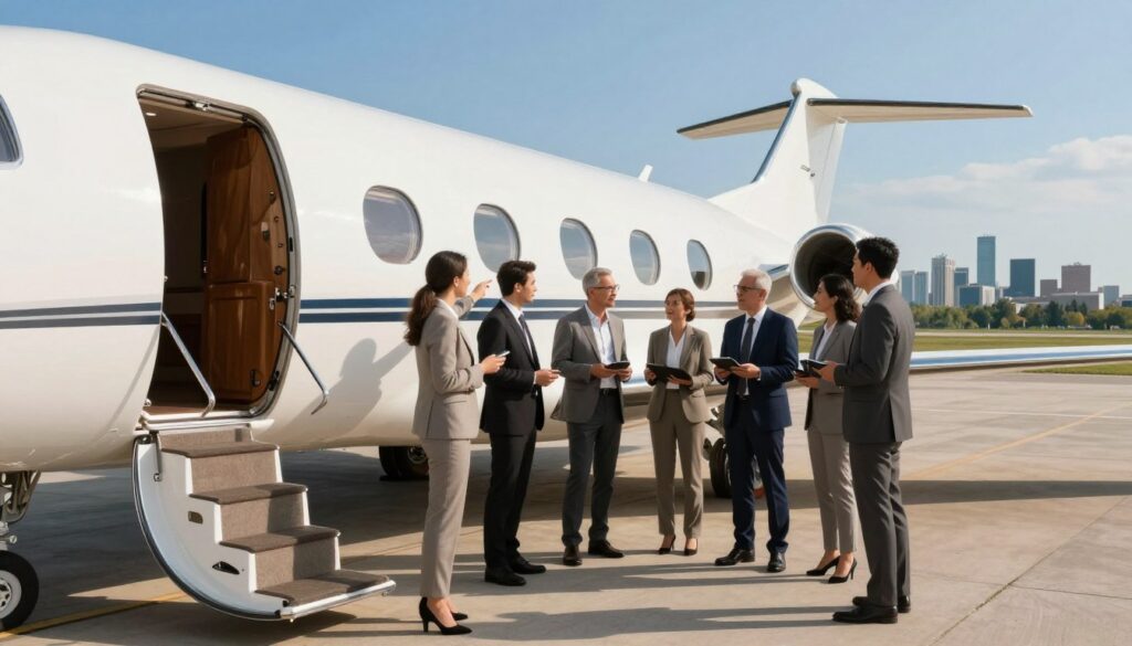 Private jet charter experience