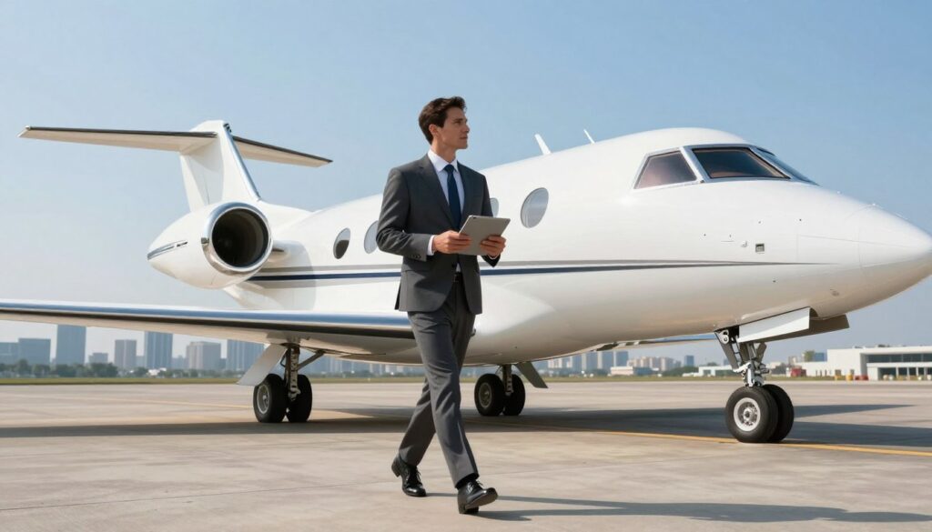 Private jet charter for business meetings