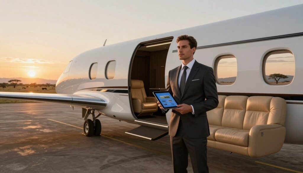 Private jet charter services tailored to travelers