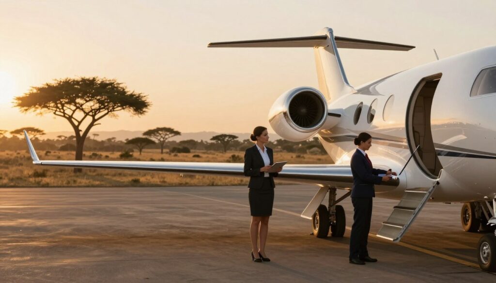 Safety advantage of chartering flights in Africa