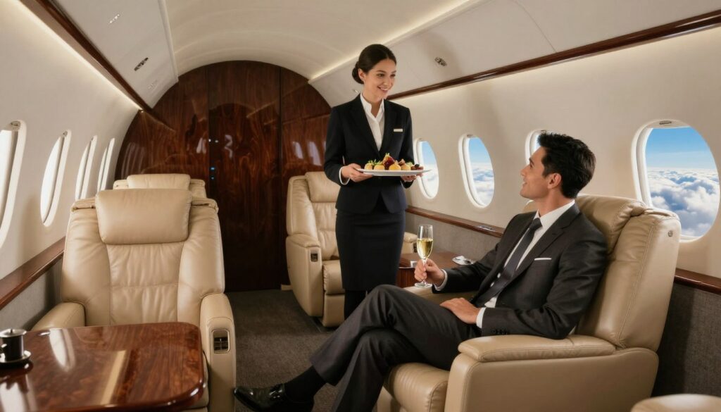 VIP private jet services experience