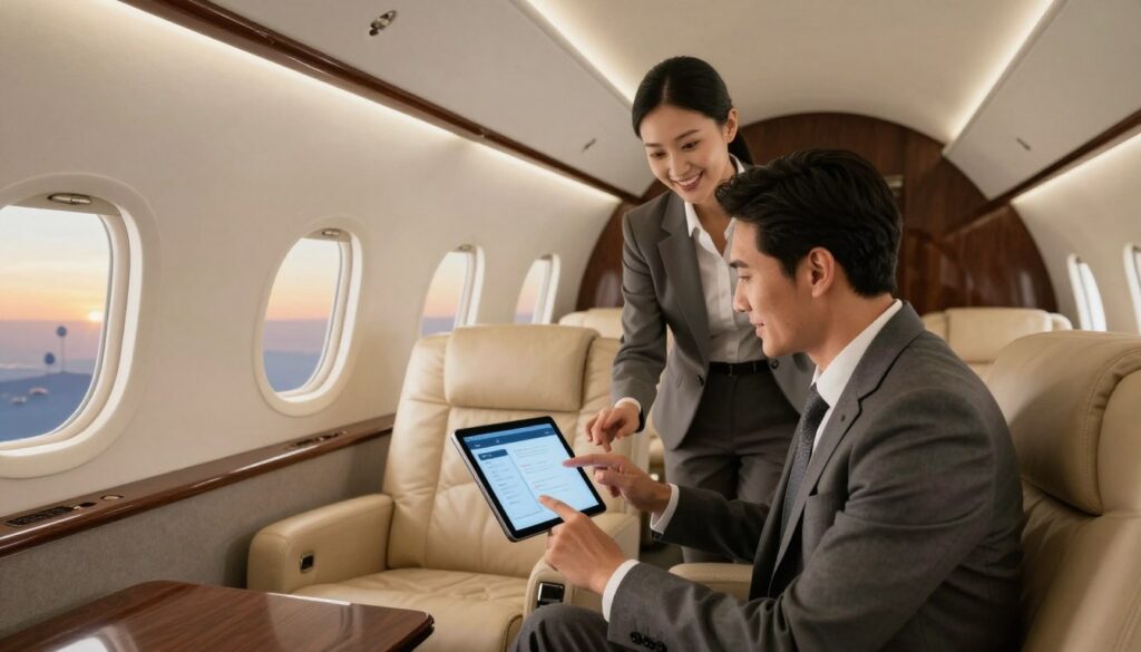 booking experience private jet