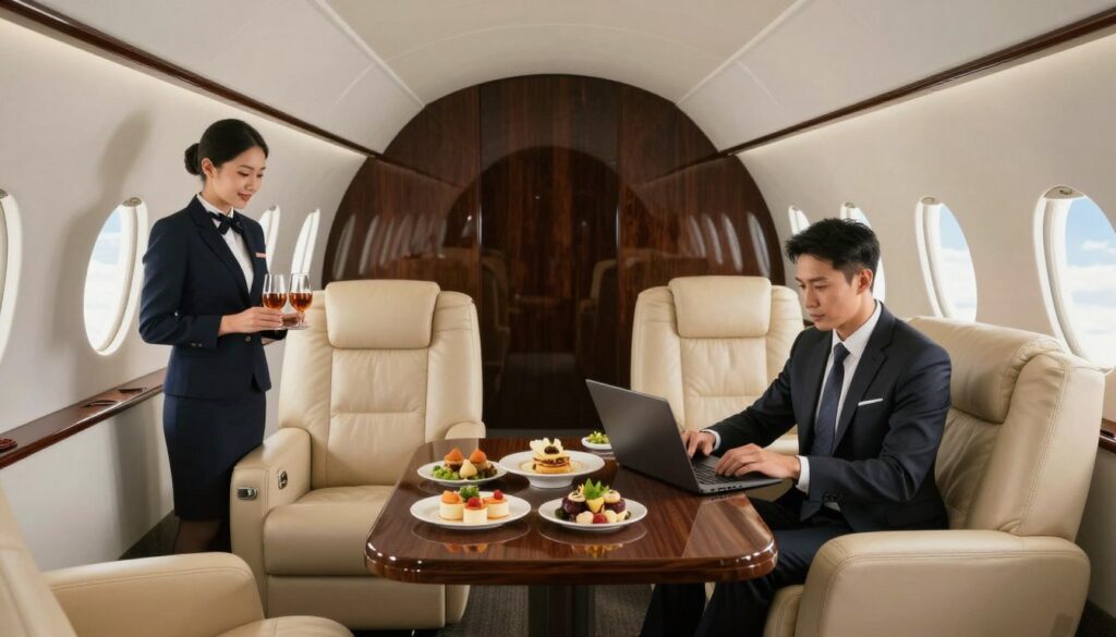 executive jet hire onboard experience