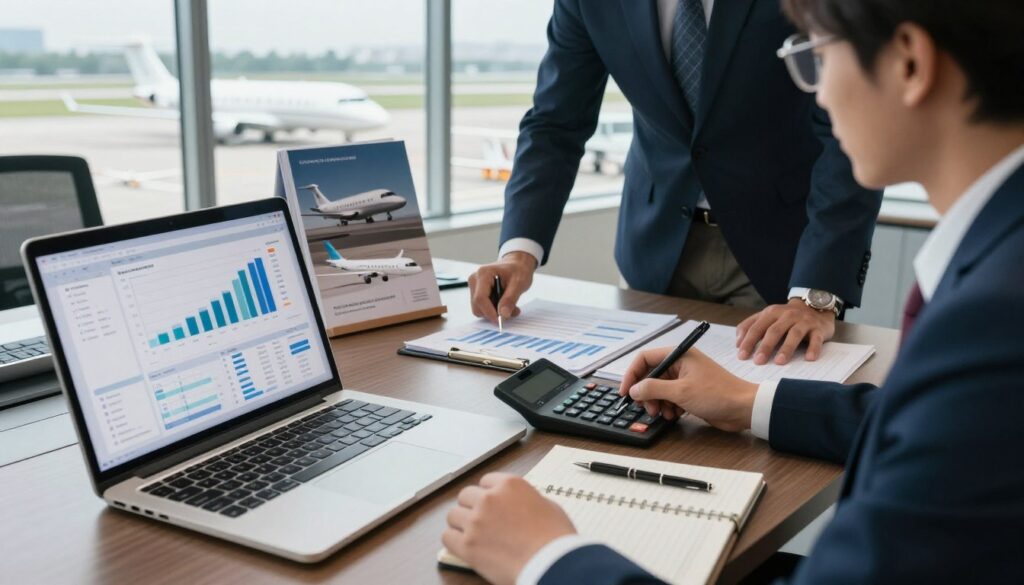 heavy jet rental cost analysis