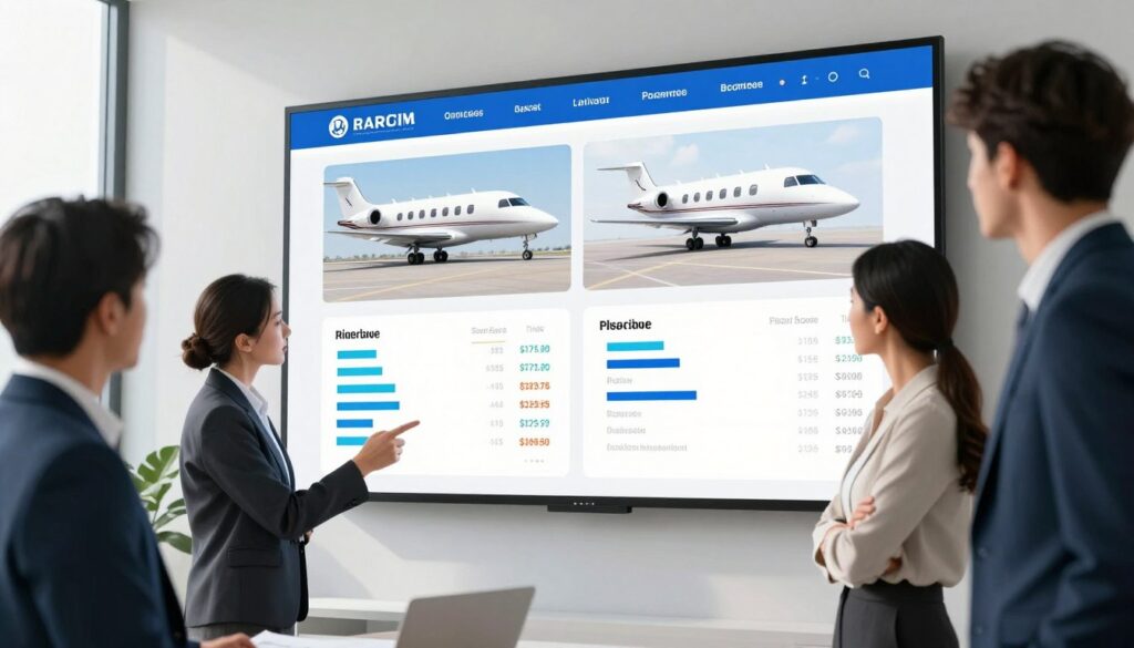 leading private jet charter brokerage platforms comparison